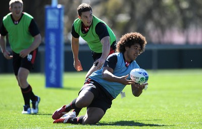 03.09.11 - Wales Rugby Training - Toby Faletau during training. 