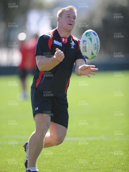 03.09.11 - Wales Rugby Training - Lloyd Burns during training. 