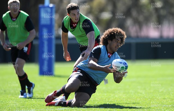 03.09.11 - Wales Rugby Training - Toby Faletau during training. 