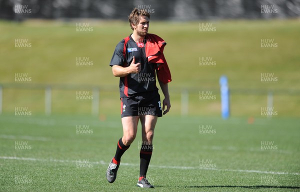 03.09.11 - Wales Rugby Training - Ryan Jones during training. 