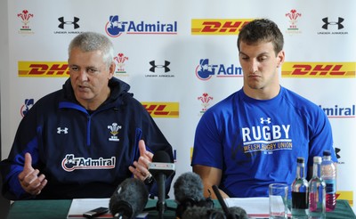 Wales Rugby Training and Press Conference 020611