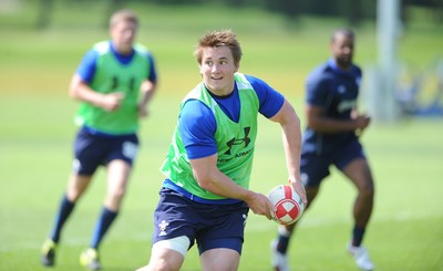 02.06.11 - Wales Rugby Training - Jonathan Davies during training. 