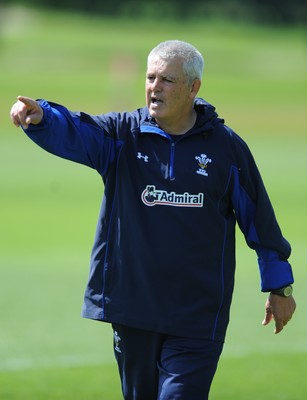 02.06.11 - Wales Rugby Training - Warren Gatland during training. 