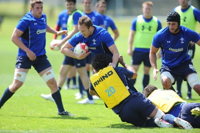 02.06.11 - Wales Rugby Training - Morgan Stoddart during training. 