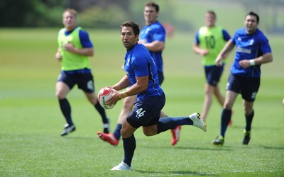 02.06.11 - Wales Rugby Training - Gavin Henson during training. 