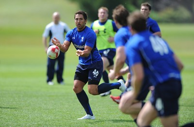 02.06.11 - Wales Rugby Training - Gavin Henson during training. 