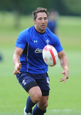 02.06.11 - Wales Rugby Training - Gavin Henson during training. 