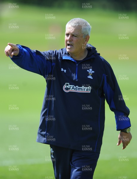 02.06.11 - Wales Rugby Training - Warren Gatland during training. 