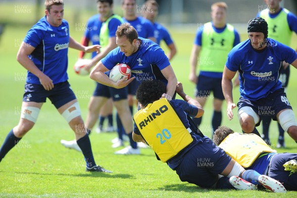 02.06.11 - Wales Rugby Training - Morgan Stoddart during training. 