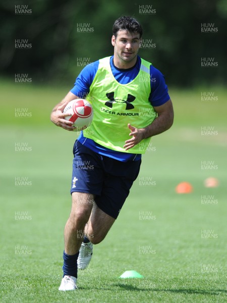 02.06.11 - Wales Rugby Training - Mike Phillips during training. 