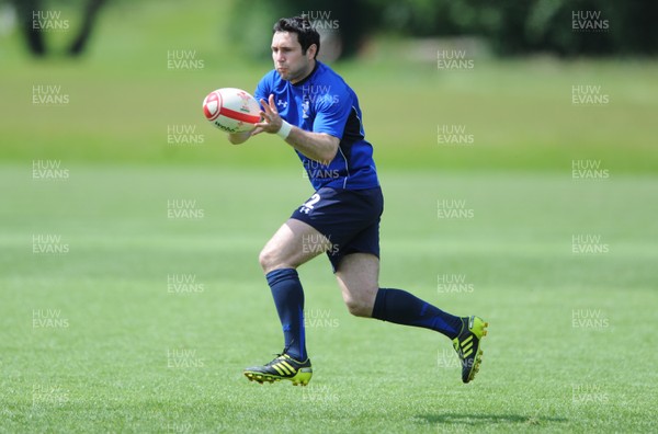 02.06.11 - Wales Rugby Training - Stephen Jones during training. 