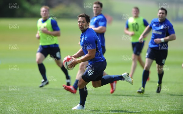 02.06.11 - Wales Rugby Training - Gavin Henson during training. 