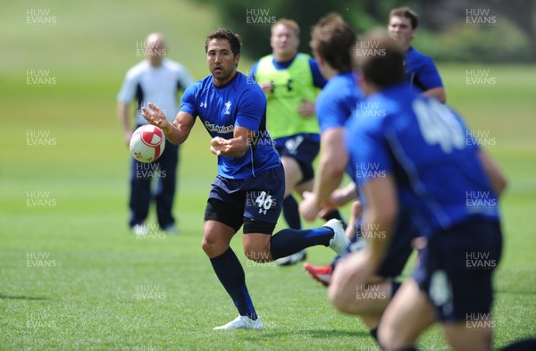 02.06.11 - Wales Rugby Training - Gavin Henson during training. 