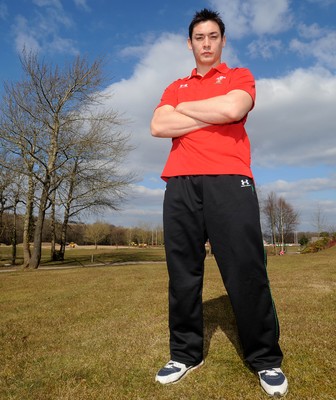 09.03.10 - Wales Rugby Team Announcement - Gareth Delve who has been named in Wales team to play Ireland on Saturday. 