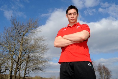 09.03.10 - Wales Rugby Team Announcement - Gareth Delve who has been named in Wales team to play Ireland on Saturday. 