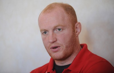 09.03.10 - Wales Rugby Team Announcement - Wales captain Martyn Williams talks to reporters. 