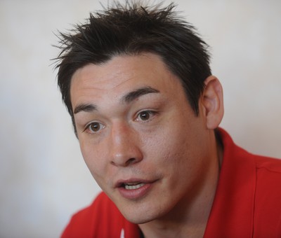 09.03.10 - Wales Rugby Team Announcement - Gareth Delve who has been named in Wales team to play Ireland on Saturday. 