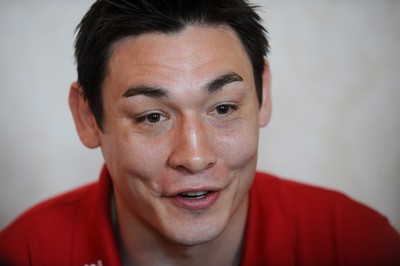 09.03.10 - Wales Rugby Team Announcement - Gareth Delve who has been named in Wales team to play Ireland on Saturday. 