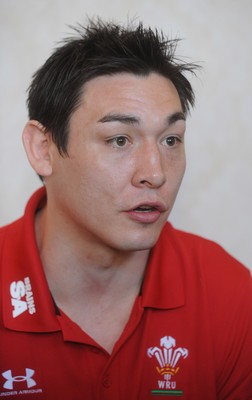 09.03.10 - Wales Rugby Team Announcement - Gareth Delve who has been named in Wales team to play Ireland on Saturday. 