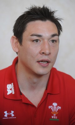 09.03.10 - Wales Rugby Team Announcement - Gareth Delve who has been named in Wales team to play Ireland on Saturday. 