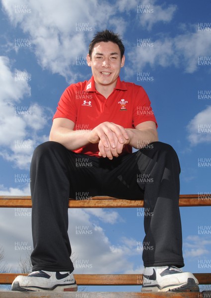 09.03.10 - Wales Rugby Team Announcement - Gareth Delve who has been named in Wales team to play Ireland on Saturday. 