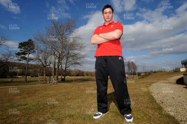 09.03.10 - Wales Rugby Team Announcement - Gareth Delve who has been named in Wales team to play Ireland on Saturday. 