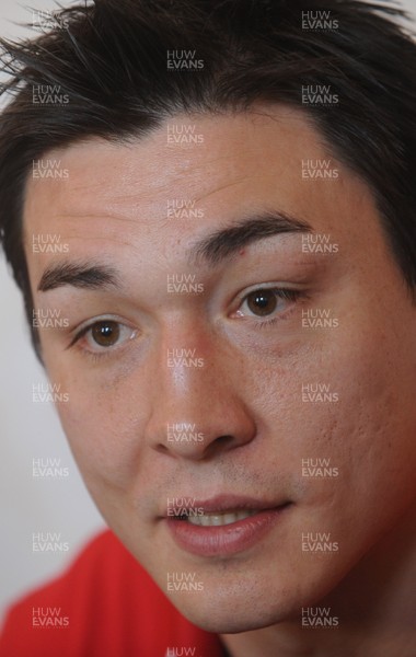 09.03.10 - Wales Rugby Team Announcement - Gareth Delve who has been named in Wales team to play Ireland on Saturday. 