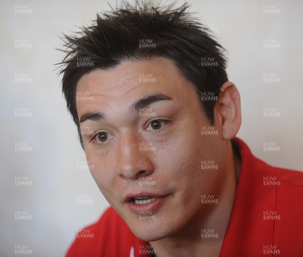 09.03.10 - Wales Rugby Team Announcement - Gareth Delve who has been named in Wales team to play Ireland on Saturday. 