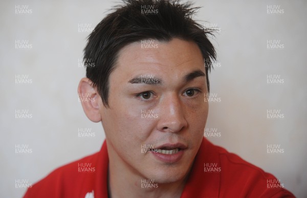 09.03.10 - Wales Rugby Team Announcement - Gareth Delve who has been named in Wales team to play Ireland on Saturday. 