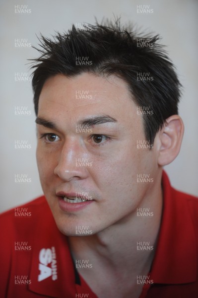 09.03.10 - Wales Rugby Team Announcement - Gareth Delve who has been named in Wales team to play Ireland on Saturday. 