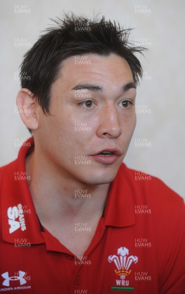 09.03.10 - Wales Rugby Team Announcement - Gareth Delve who has been named in Wales team to play Ireland on Saturday. 