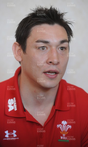 09.03.10 - Wales Rugby Team Announcement - Gareth Delve who has been named in Wales team to play Ireland on Saturday. 