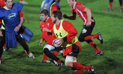 14.06.10 - Wales Rugby Training - Ryan Jones in action during training. 