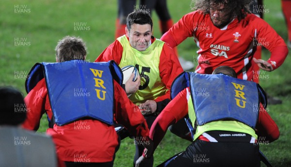 14.06.10 - Wales Rugby Training - Stephen Jones in action during training. 