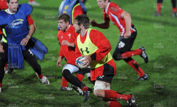 14.06.10 - Wales Rugby Training - Ryan Jones in action during training. 