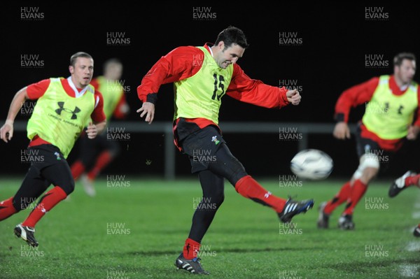 14.06.10 - Wales Rugby Training - Stephen Jones in action during training. 