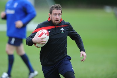 29.11.11 - Wales Rugby Training  Shane Williams during training. 