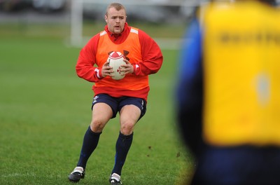 29.11.11 - Wales Rugby Training  Scott Andrews during training. 