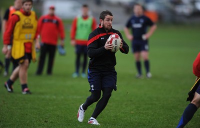 29.11.11 - Wales Rugby Training  Shane Williams during training. 