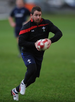 29.11.11 - Wales Rugby Training  Shane Williams during training. 