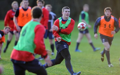 29.11.11 - Wales Rugby Training  Scott Williams during training. 