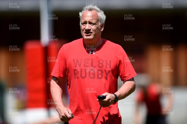 190719 - Wales Rugby World Cup Training Camp in Fiesch, Switzerland - Paul Stridgeon "Bobby" during training
