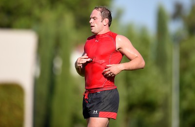 240819 - Wales Rugby Training Camp, Turkey - Alun Wyn Jones