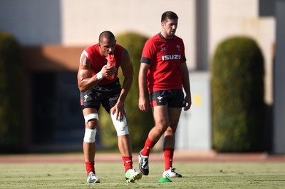 240819 - Wales Rugby Training Camp, Turkey - Aaron Shingler and Justin Tipuric