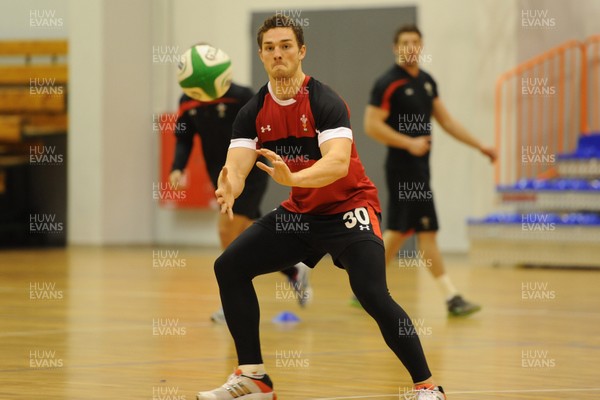 25.01.12 - Wales Rugby Training Camp in Poland - George North during training. 