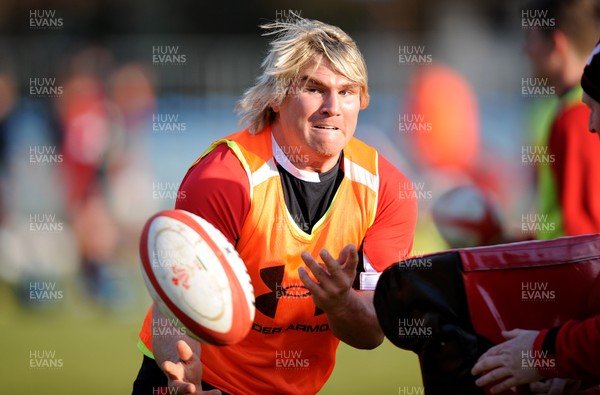 311012 - Wales Rugby Training Camp in Poland -Richard Hibbard during training