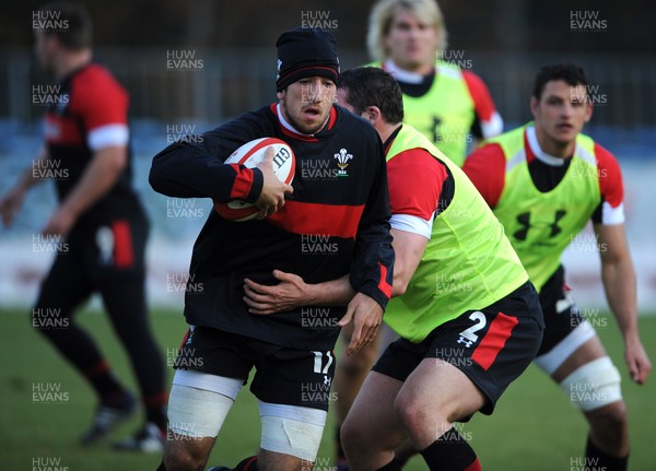 311012 - Wales Rugby Training Camp in Poland -Justin Tipuric during training