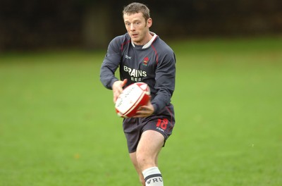 31.10.06  Wales rugby training, Cardiff  Wales Kevin Morgan 