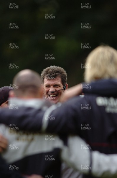 31.10.06  Wales rugby training, Cardiff  Wales coach Gareth Jenkins . 