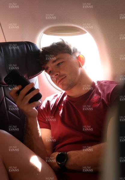 040326 - Picture shows the Wales Rugby Team travelling to Dublin, Ireland for their Six Nations game against Ireland on Friday - Dan Edwards